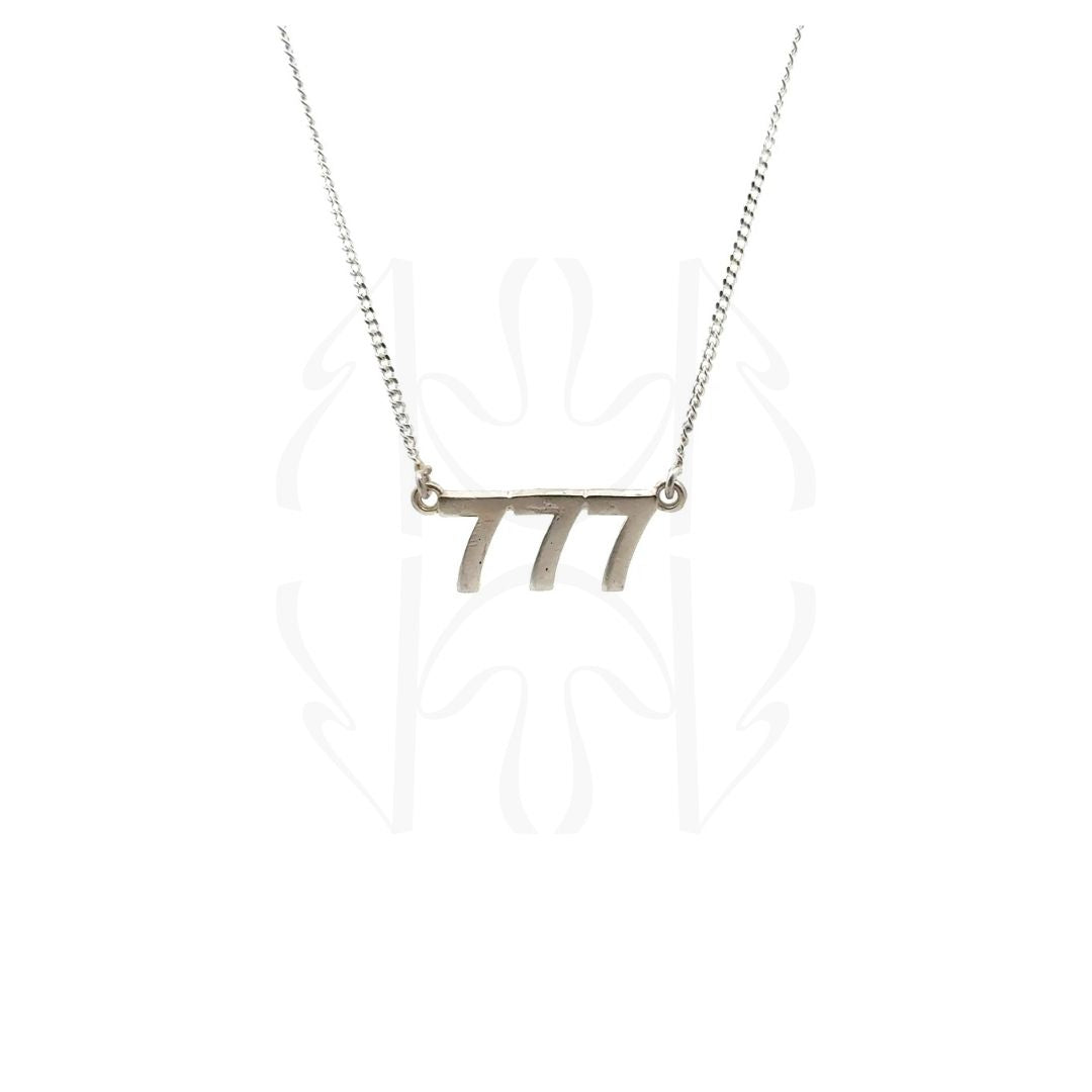 777 Silver Angel Number Pendant (Copy)  Pendant
