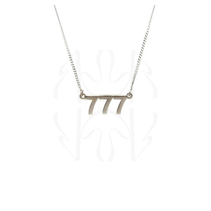 777 Silver Angel Number Pendant (Copy)  Pendant
