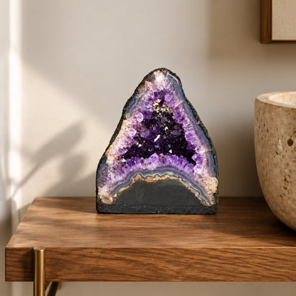 Soul Silence Mini Amethyst Geode  cave