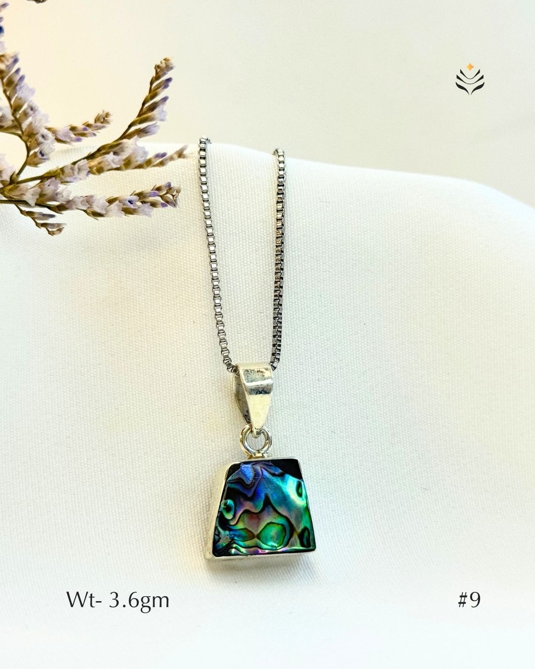 Calmora Abalone Shell Pendant 