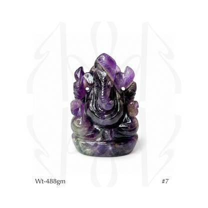 Amethyst Ganesha  Idol
