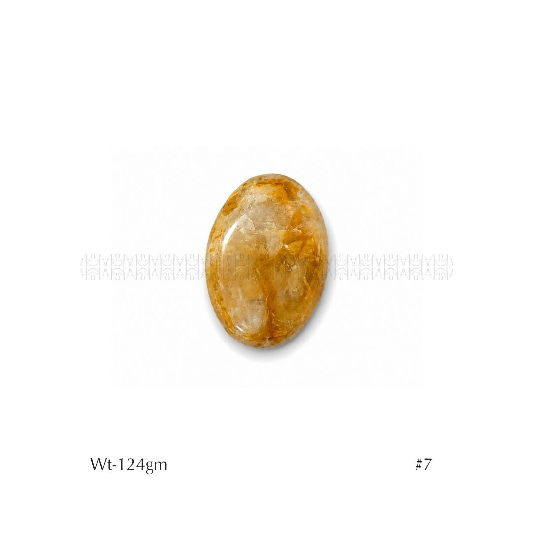 Miracle Creator Golden Healer Palm Stone