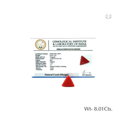 Red Coral - 8.01 CT