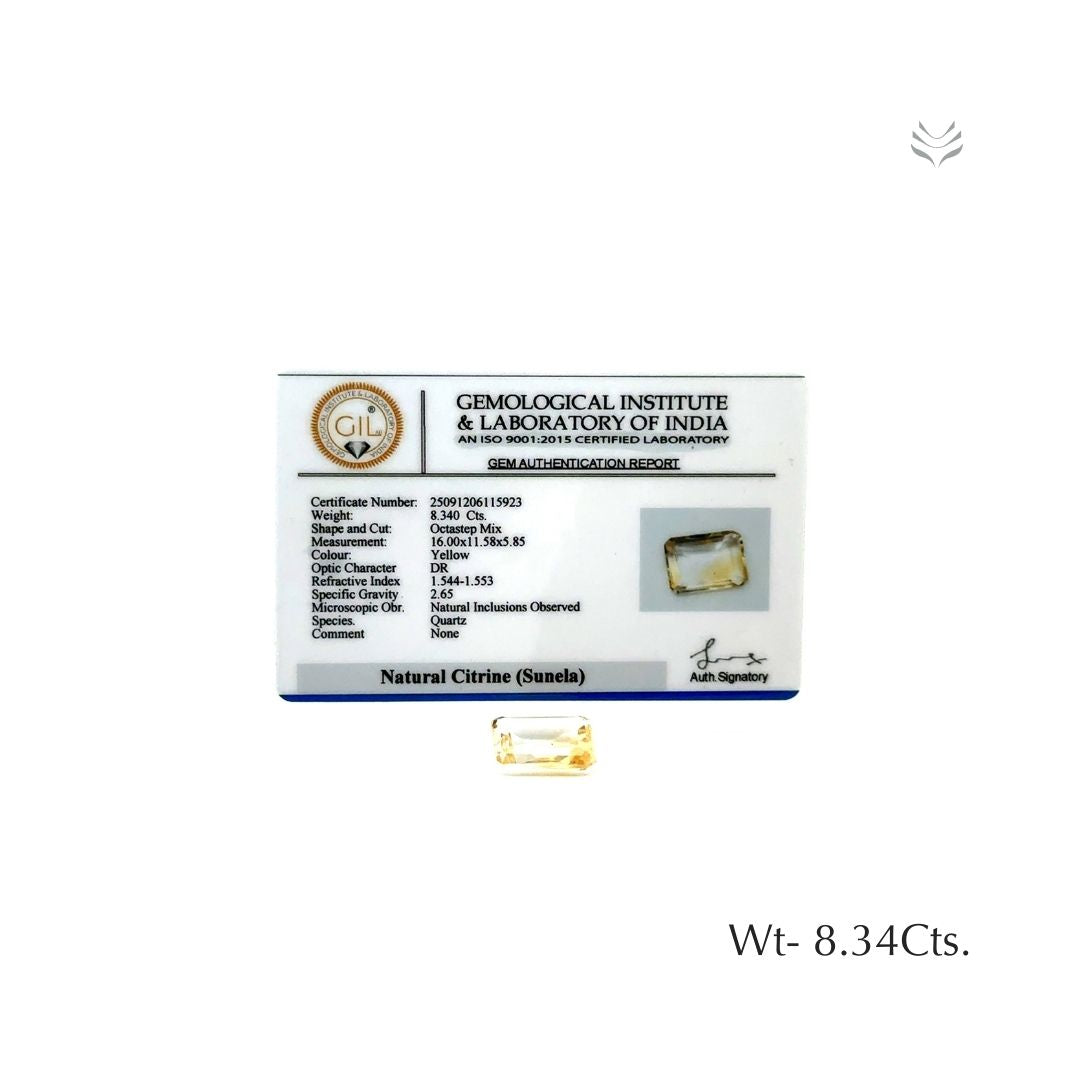 Citrine - 8.34 Ct