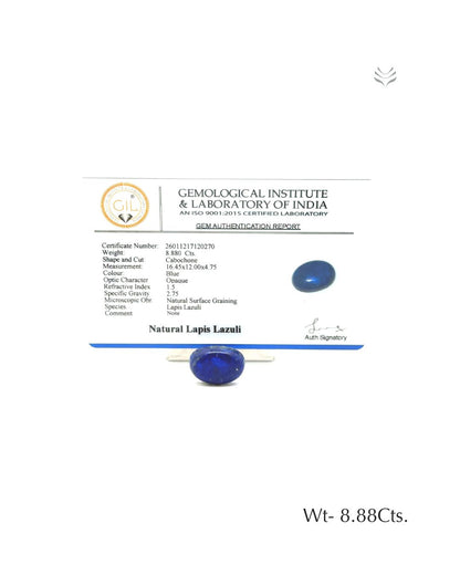 Lapis Lazuli - 8.88 Ct