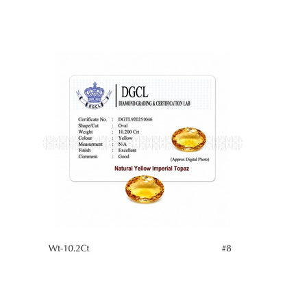 Yellow Imperial 9 Blessings Topaz