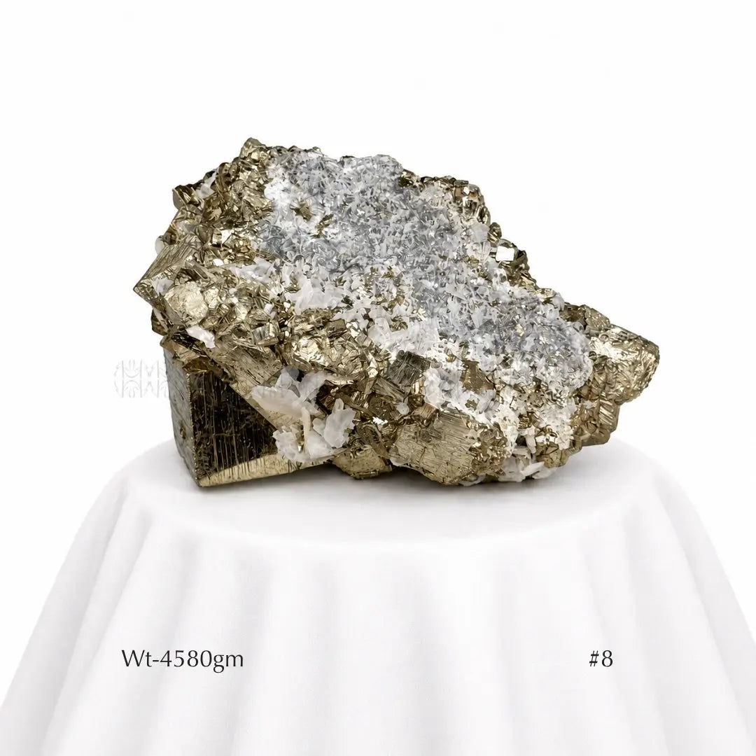 Wealth Attractor Peruvian Iron Pyrite Cluster