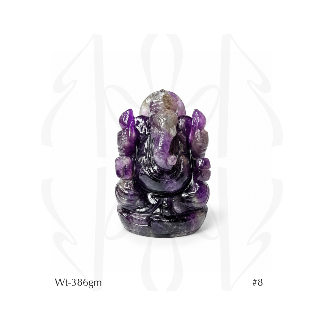 Amethyst Ganesha  Idol