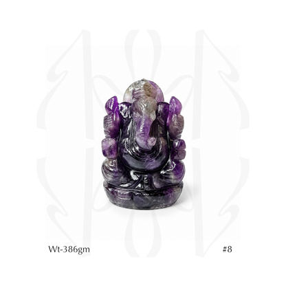 Amethyst Ganesha  Idol