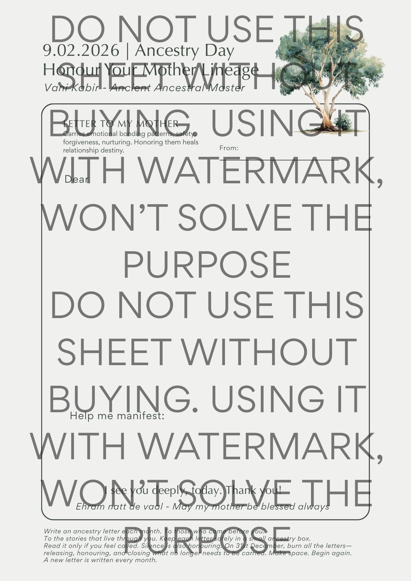 February Ancestry Day