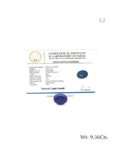 Lapis Lazuli - 9.36 Ct