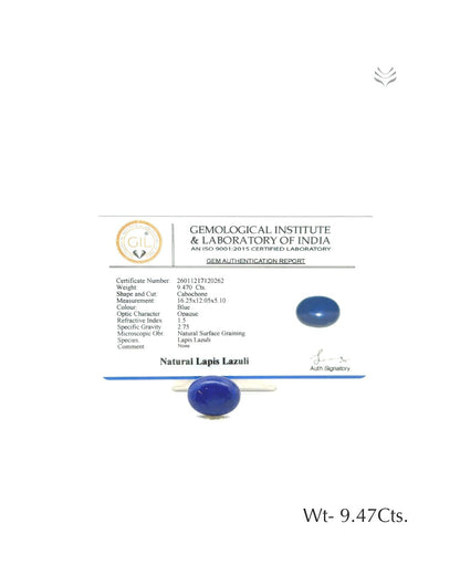 Lapis Lazuli - 9.47 Ct