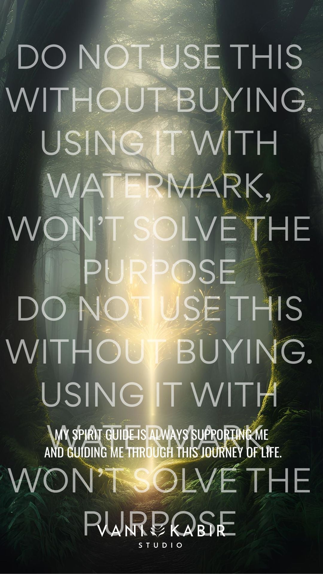 Connect with your Spirit Guide Mobile Wallpaper 