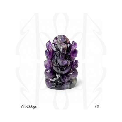Amethyst Ganesha  Idol