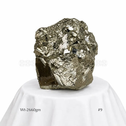 Wealth Attractor Peruvian Iron Pyrite Cluster
