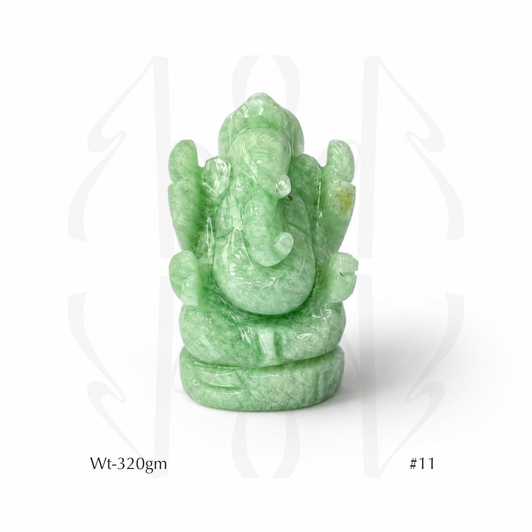Amazonite Ganesha  Idol