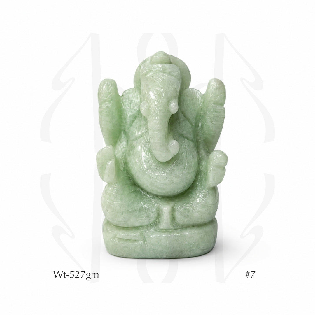 Amazonite Ganesha  Idol