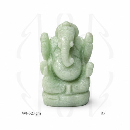 Amazonite Ganesha  Idol