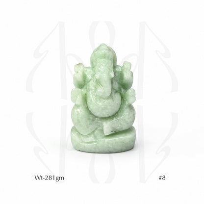Amazonite Ganesha  Idol