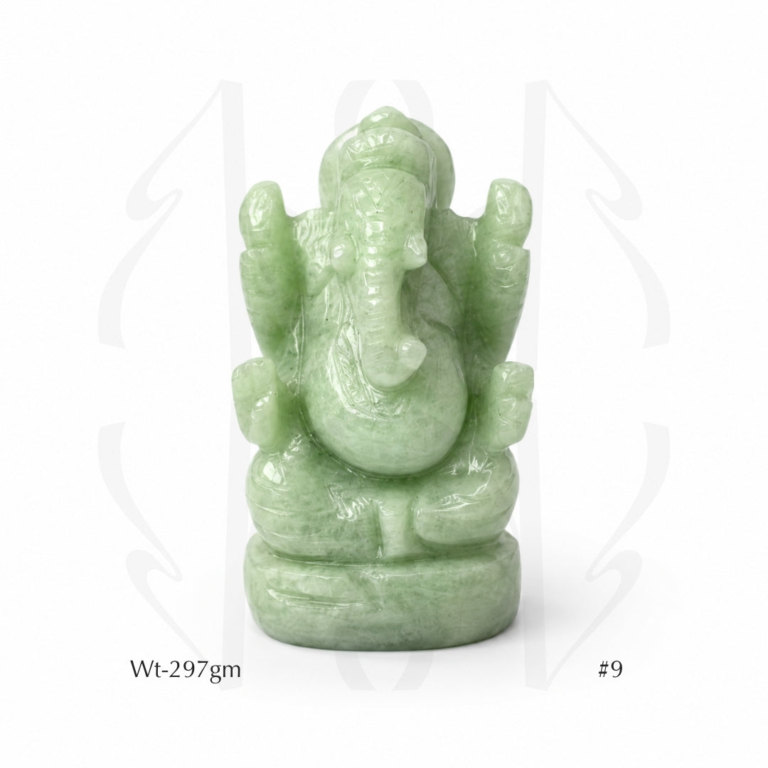 Amazonite Ganesha  Idol