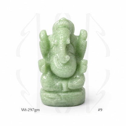 Amazonite Ganesha  Idol