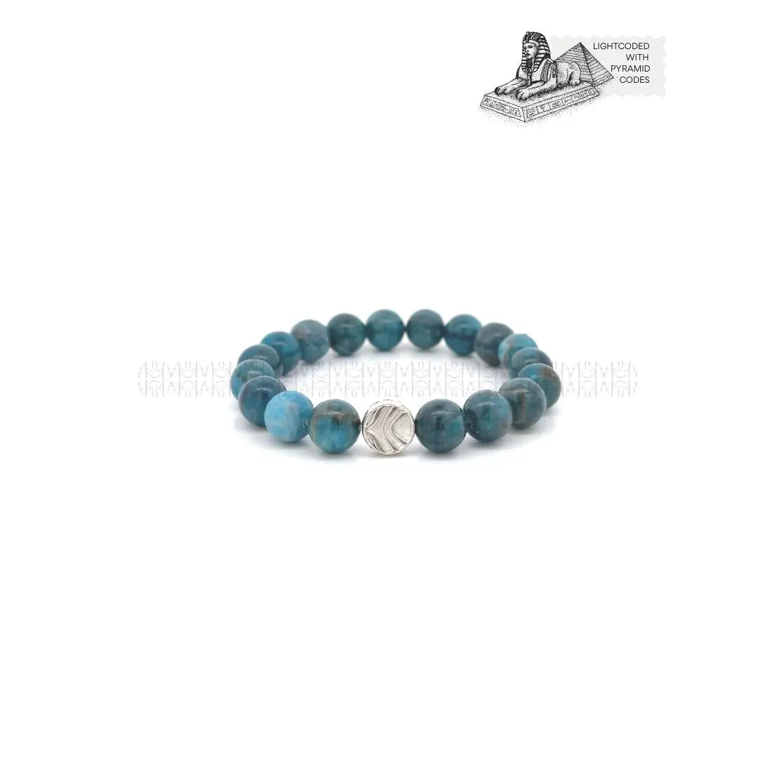 Ambition And Confidence Blue Apatite Bracelet 