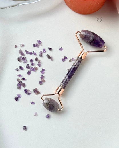 Amethyst Face Massage Roller 