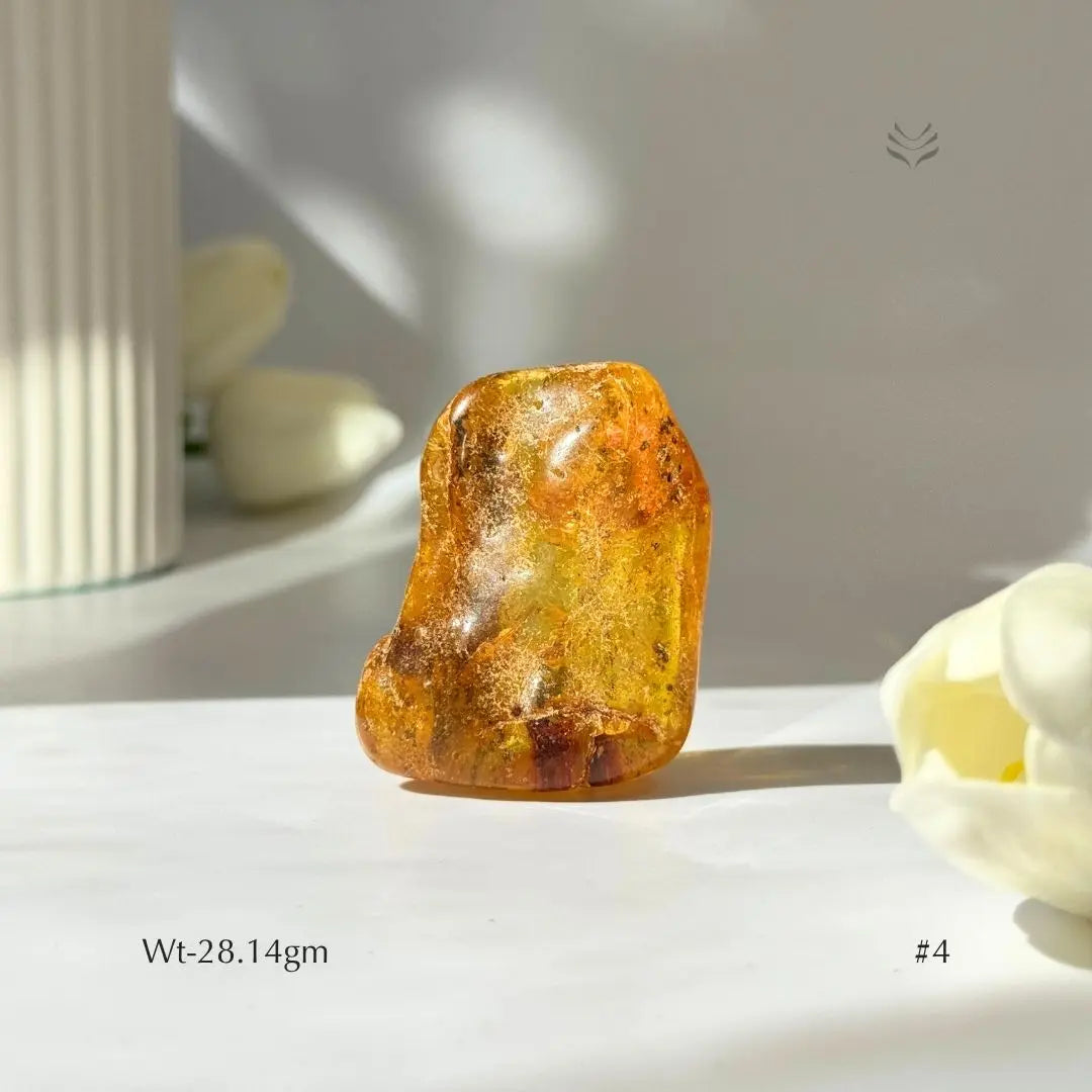 Ancient Amber Tumble  Crystal Tumbles