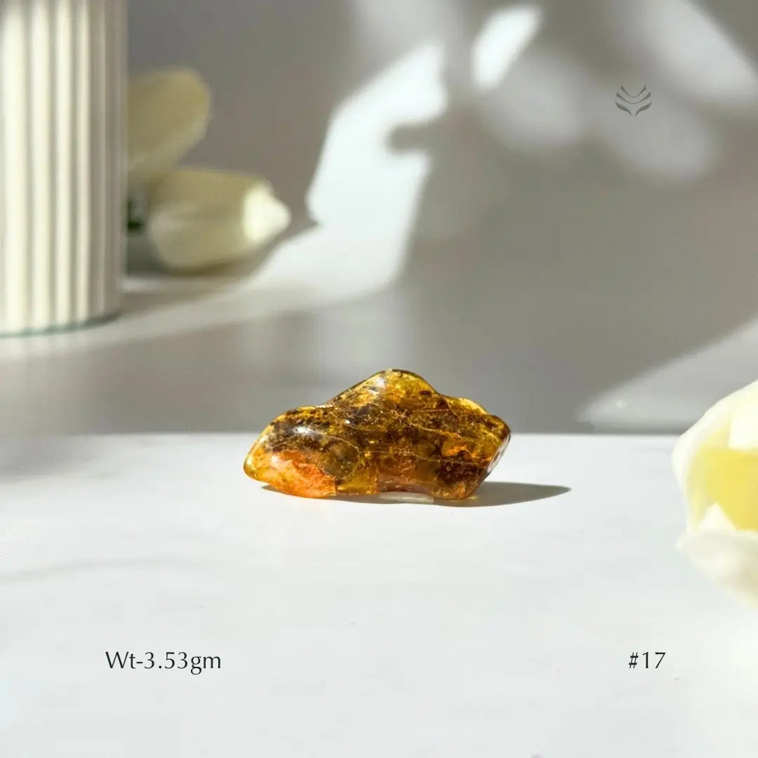 Ancient Amber Tumble  Crystal Tumbles