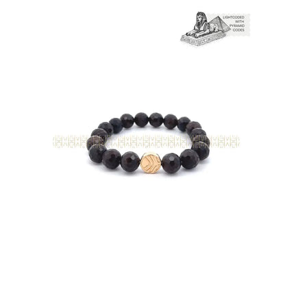 Ancient Blockage Remover Petrified Wood Bracelet 