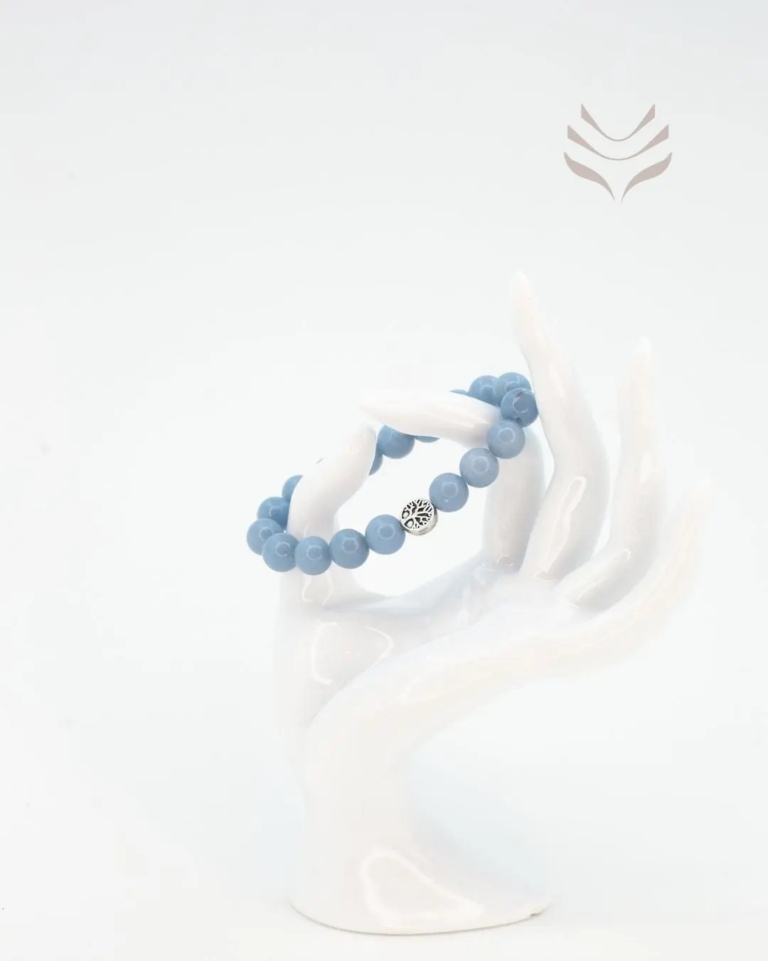 Angelite Bracelet for Connection to Angels and Divine Guidance