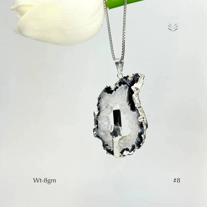Anti Betrayal Geode Pendant  Jewellery