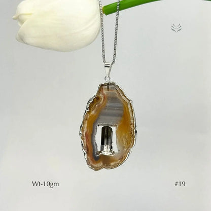 Anti Betrayal Geode Pendant  Jewellery