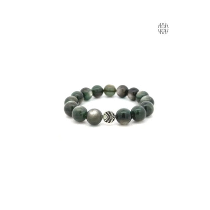 Anxiety Regulator Green Lepidolite Bracelet 