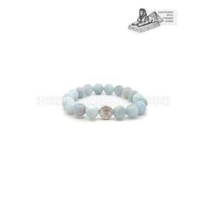 Talisman Of Good Fortune Aquamarine Bracelet 14mm 
