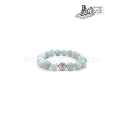 Talisman Of Good Fortune Aquamarine Bracelet 14mm 