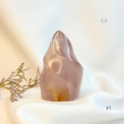 Be Loved Rose Quartz Flame  Crystal Flame