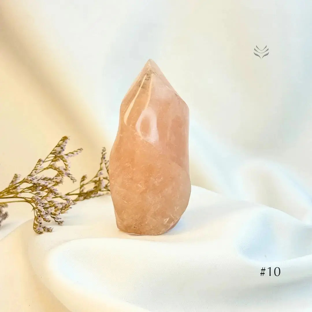 Be Loved Rose Quartz Flame  Crystal Flame
