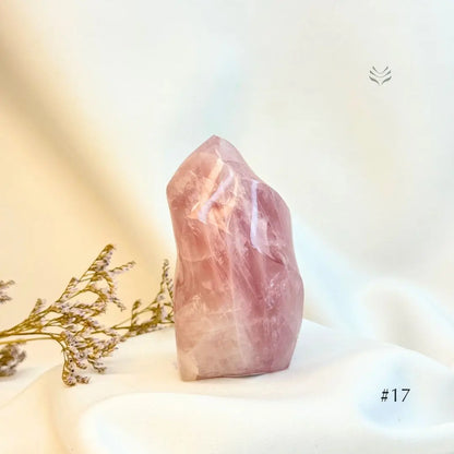 Be Loved Rose Quartz Flame  Crystal Flame