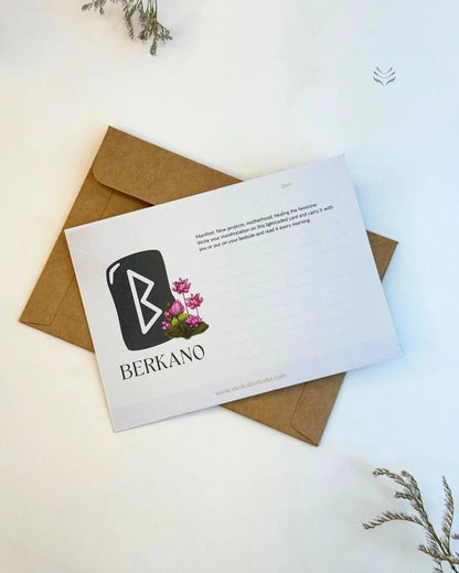 Berkano- For Fertility & Birth (Rune Manifestation Card) 
