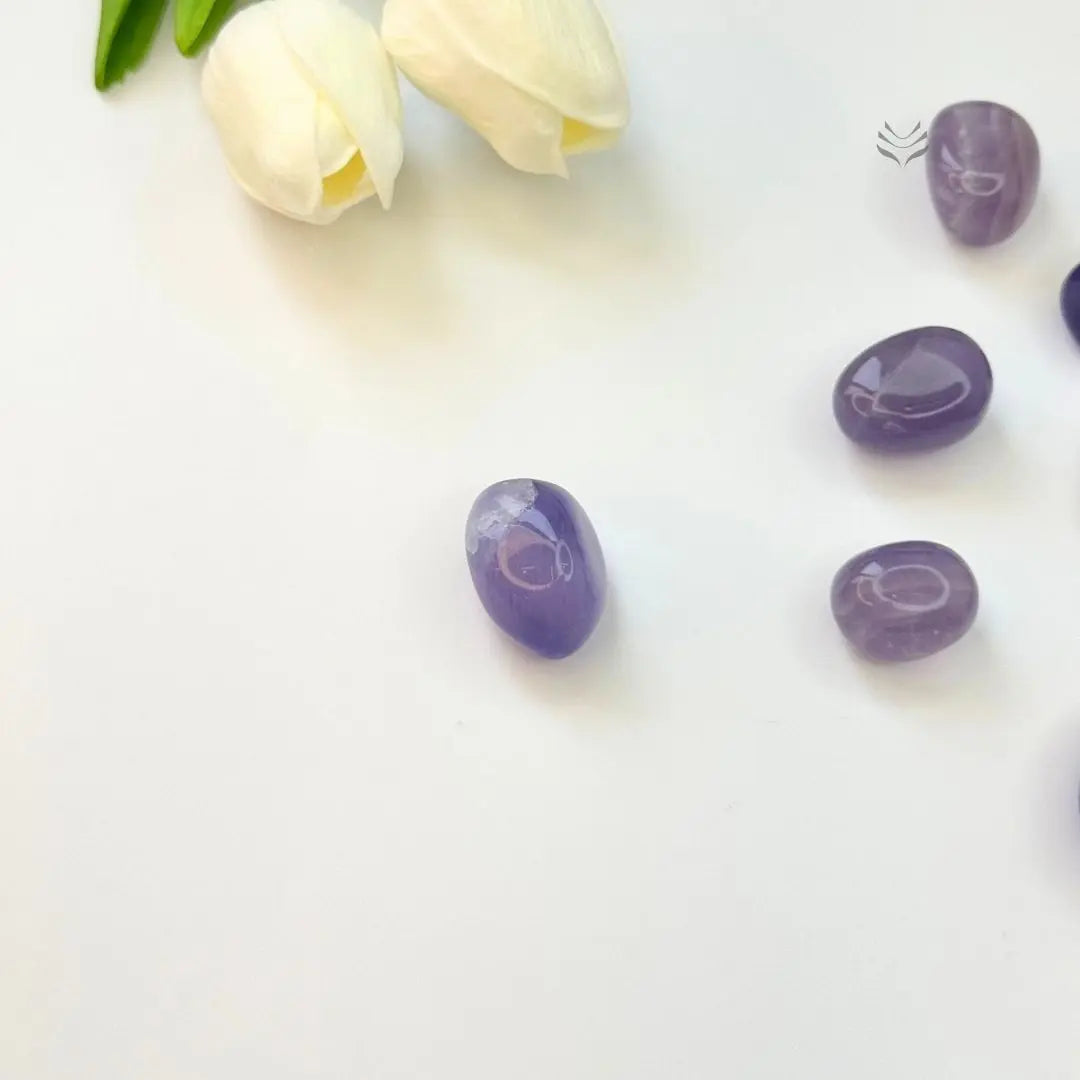 Big Moves Violet Fluorite Tumbles  Crystal Tumbles