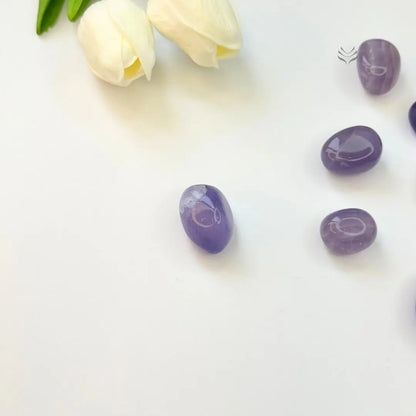 Big Moves Violet Fluorite Tumbles  Crystal Tumbles
