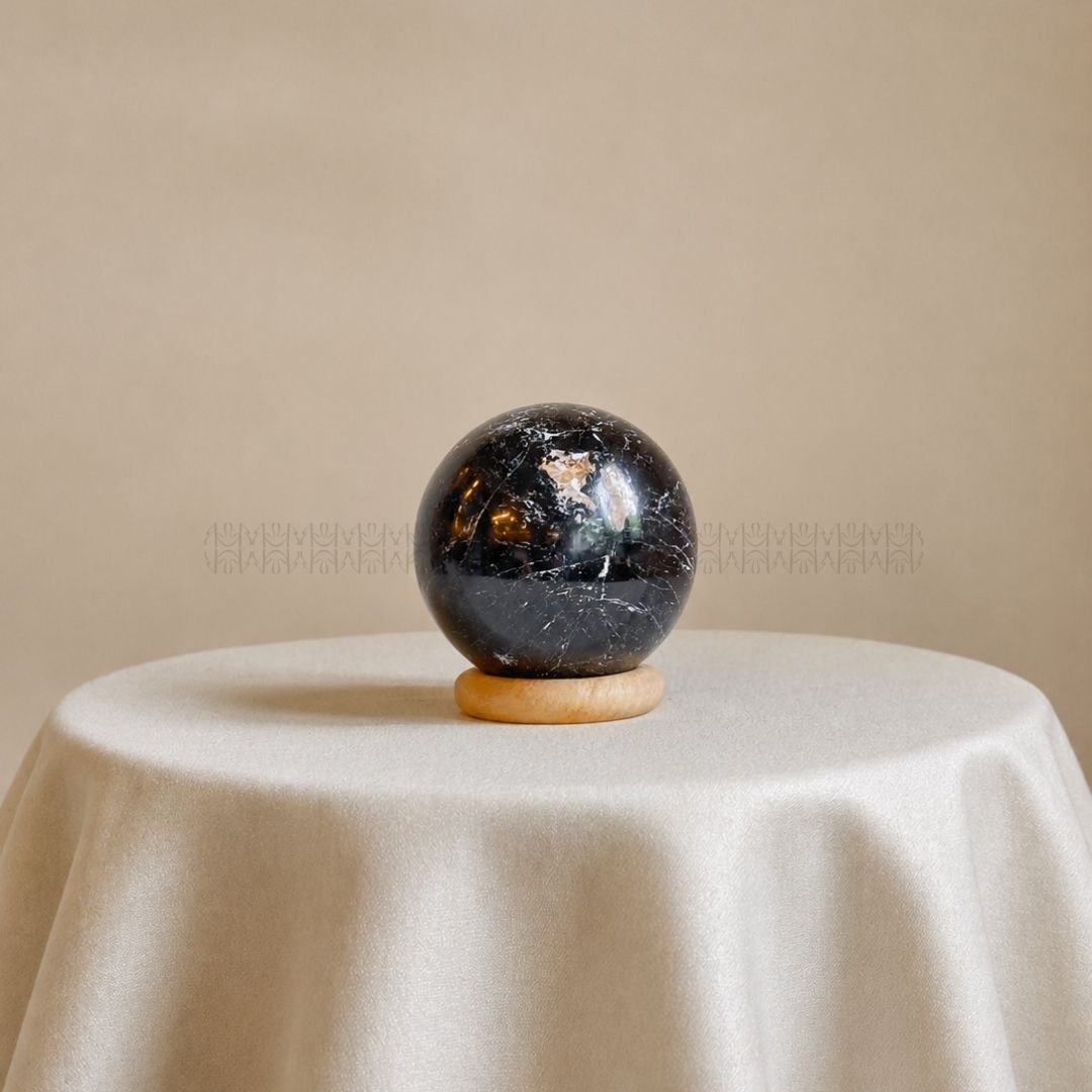 Black Tourmaline  Sphere  Crystal Sphere
