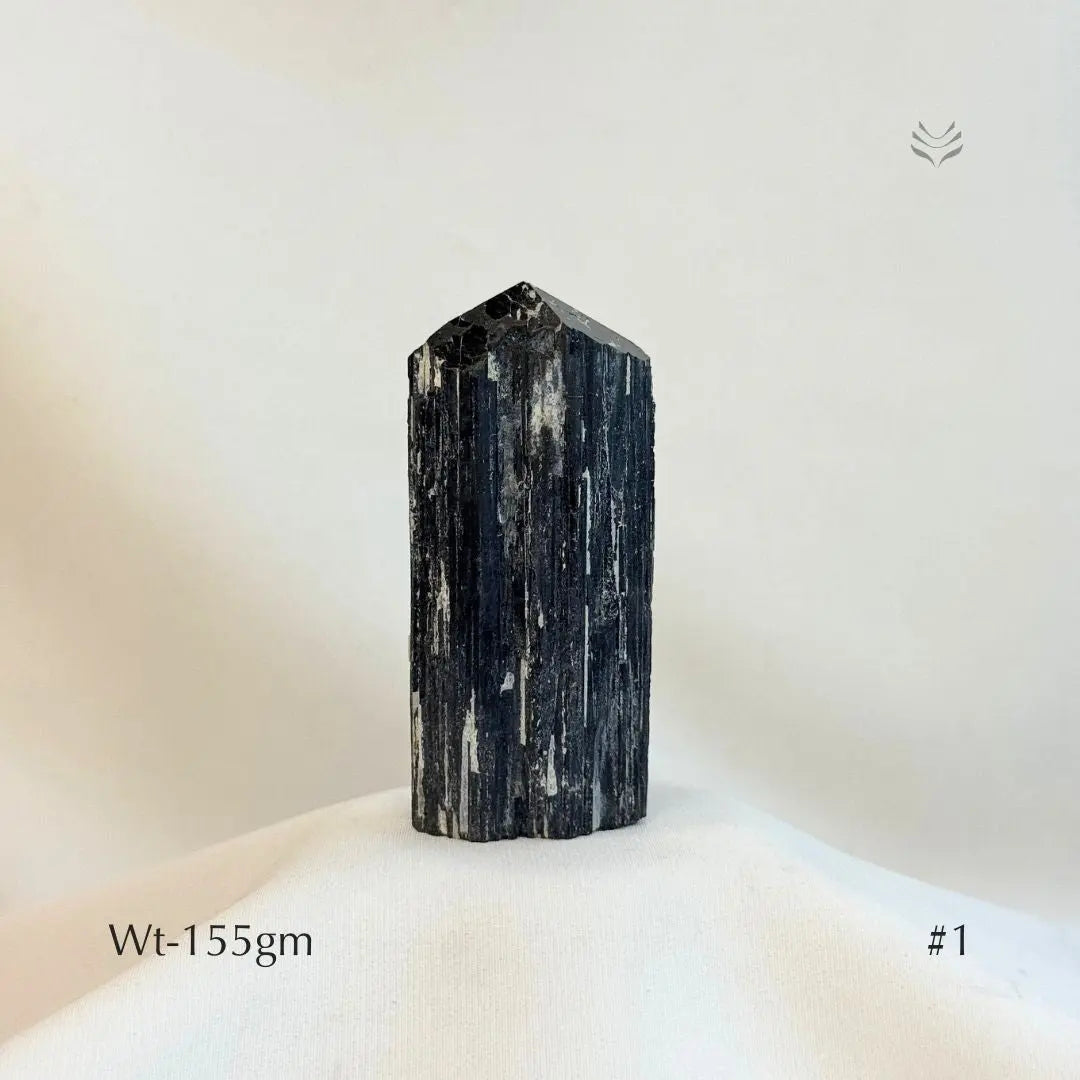 Black Tourmaline Tower  Crystal Tower