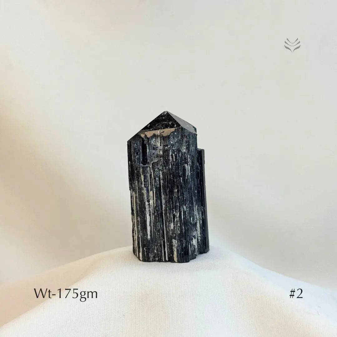 Black Tourmaline Tower  Crystal Tower