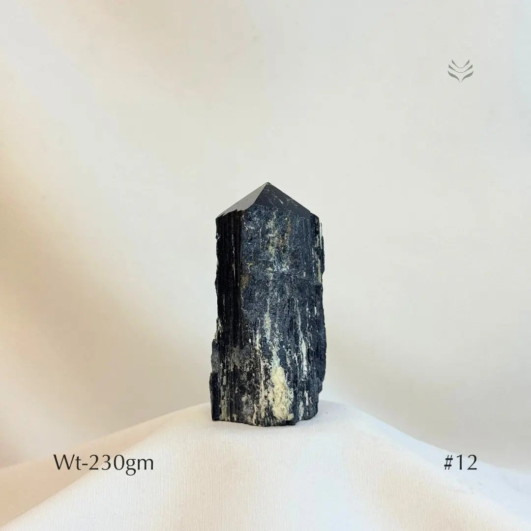 Black Tourmaline Tower  Crystal Tower