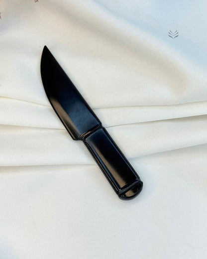 Cord Cutting - Black Obsidian Knife 