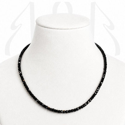 Black Spinel Silver Gem Cut Torana 