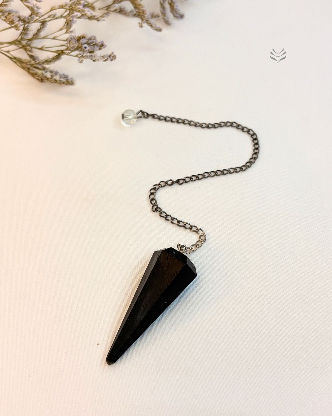Crystal Pendulum- Black Tourmaline 