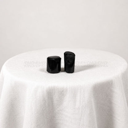 Black Tourmaline Tumbles  Crystal Tumbles